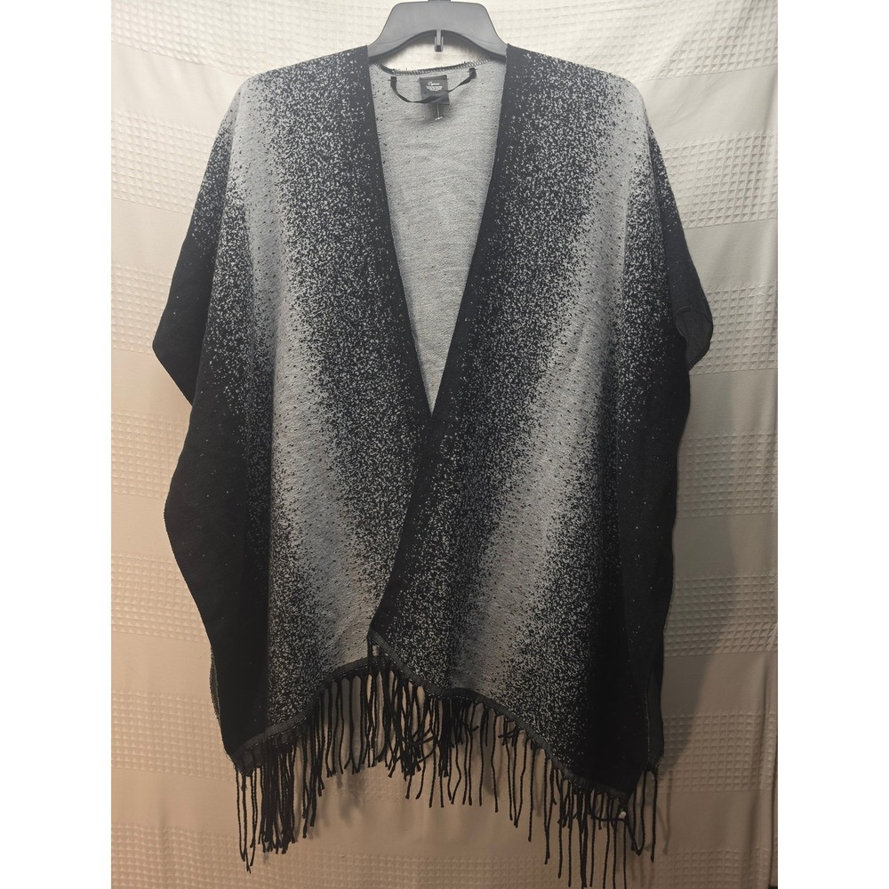 Cejon Women's Shawl Wrap Poncho Ruana Cape Open Front Sweater Cardigan Fall 7430